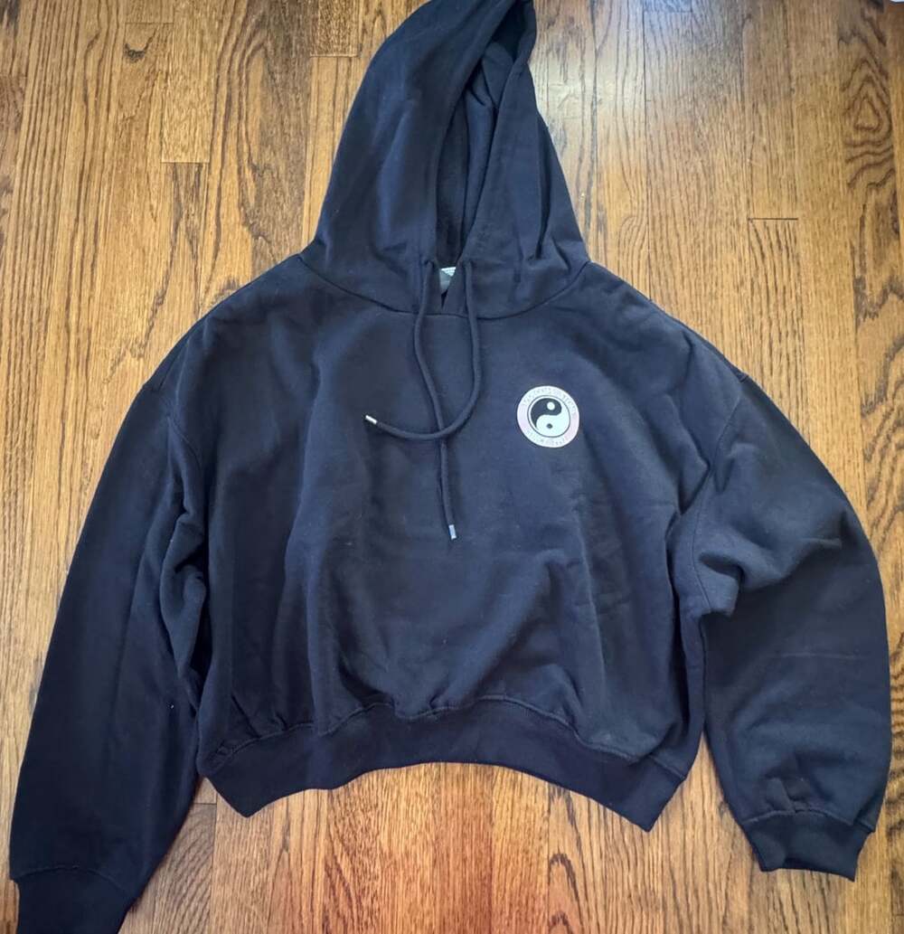 Volcom Yin Yang Crop Hoodie